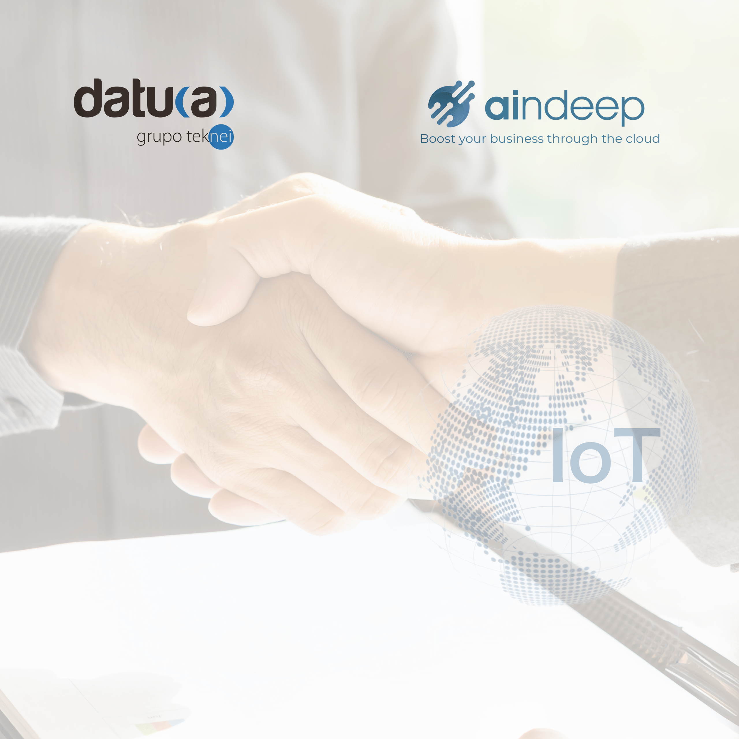 AIndeep y Datua alcanzan un acuerdo estratégico para ofrecer soluciones avanzadas de datos en entornos IoT