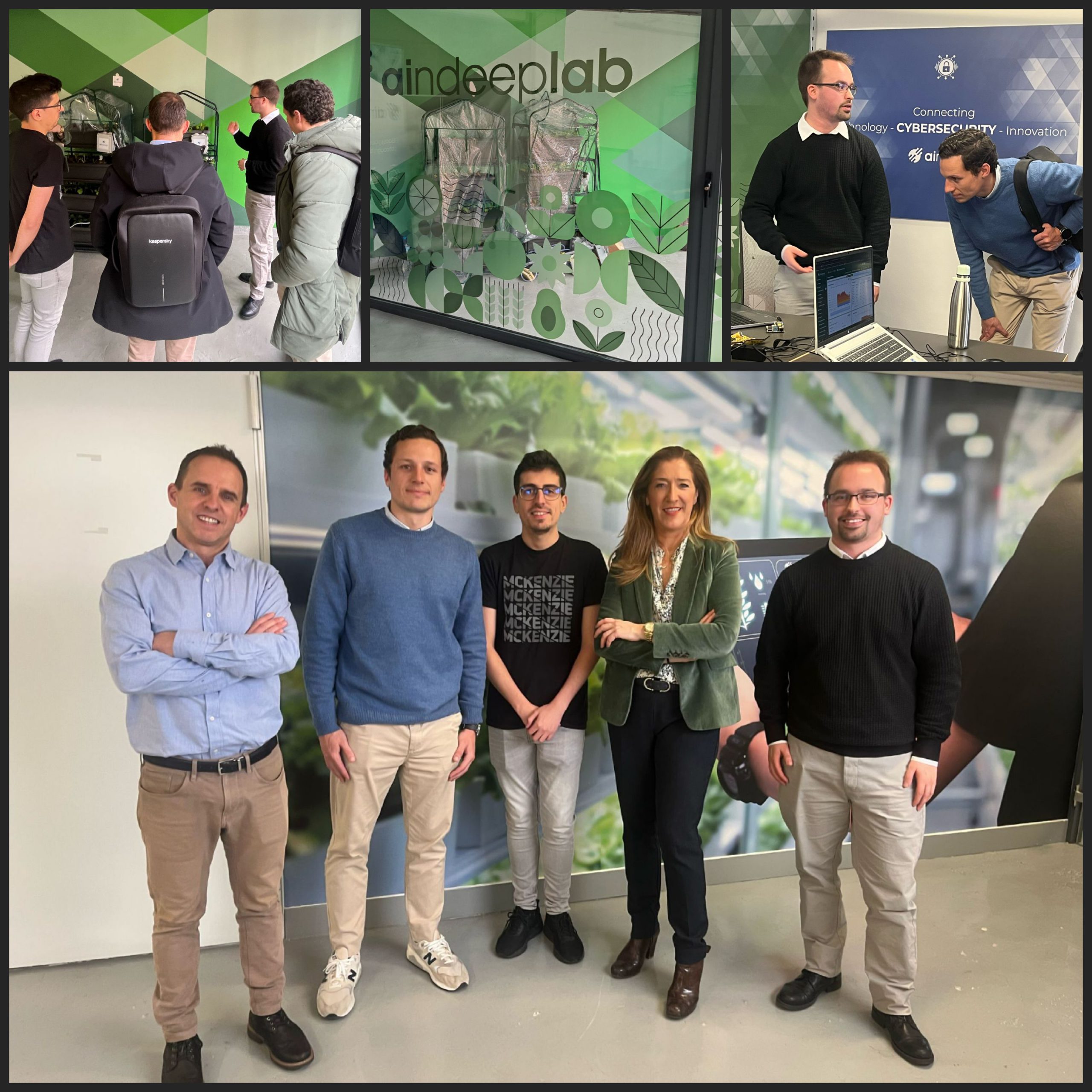 Kaspersky visita AindeepLab para conocer la solución IoT cibersegura Katoriji by AIndeep